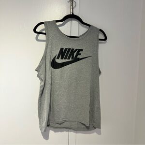 Nike Mens Gray Tank Top.  Size M.